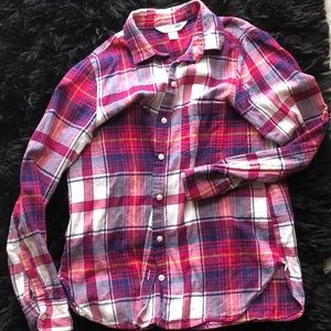 Pink & Purple Women’s Plaid Flannel